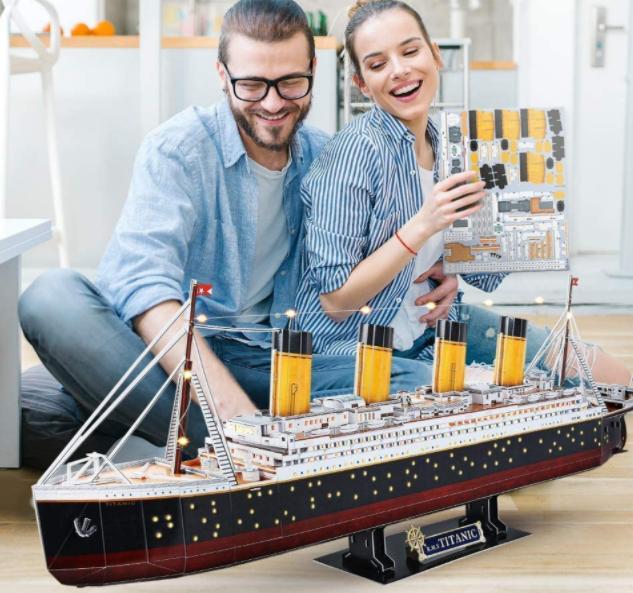 Sgeadachadh Dachaigh Pàipear Jigsaw Stadium DIY 3D Puzzle Toys