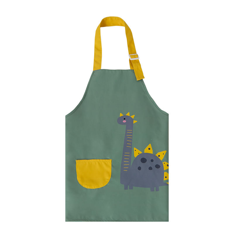 Apron Cloinne Clo-bhuailte Dinosaur dìon-uisge